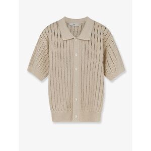 Dunst Men Openwork Cotton Cardigan